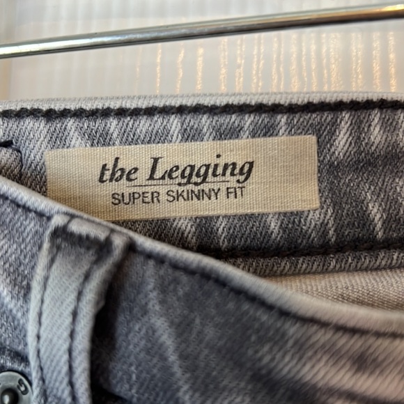 AG Legging Jeans Gray Super Skinny 28 - Picture 4 of 11